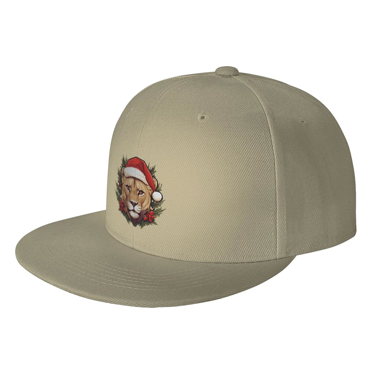 Christmas Lioness Santa Snapback Cap