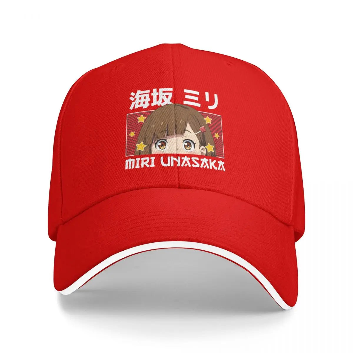 Buddy Daddies Unasaka Miri Cute Eyes Graphic Baseball Cap