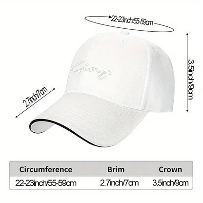 King Script Cotton Baseball Cap
