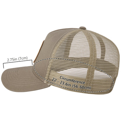Trucker Hat Embroidered Patch Adjustable