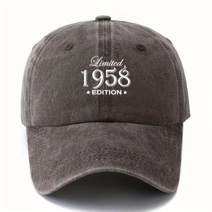 Vintage 1958 Washed Baseball Cap