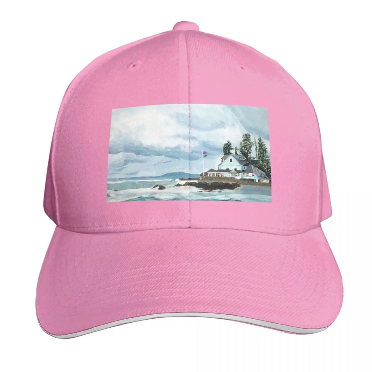 Kennebunk Maine Vintage Retro Embroidered Baseball Cap