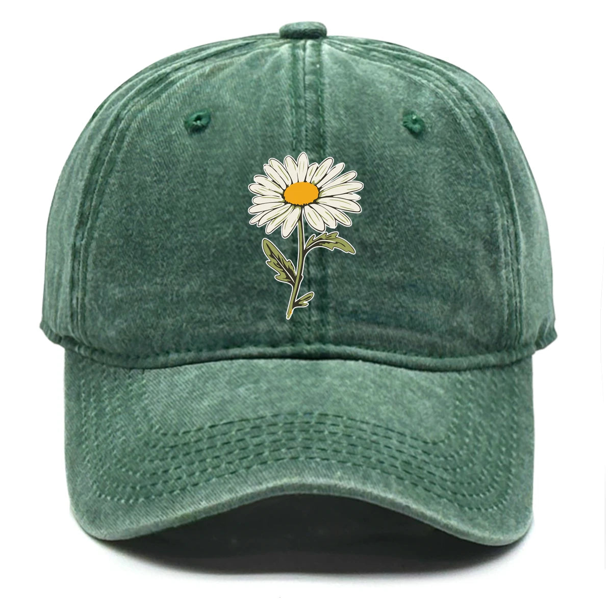 Adjustable Summer Cap For Women Men Flower Baseball Cap