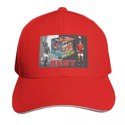 George Best Genius Football Legend Baseball Cap