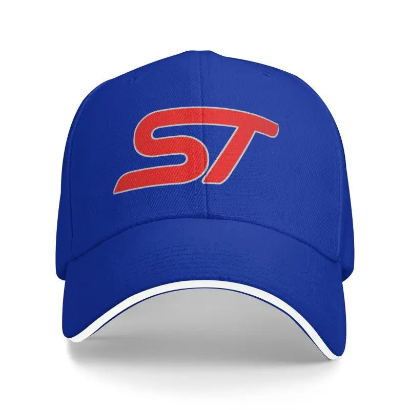ST Logo Print Baseball Cap Outdoor Travel Sports Adjustable Snapback Cap