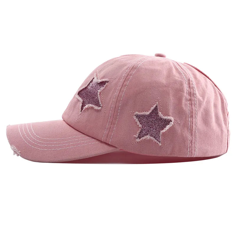 New High Ponytail Baseball Cap For Women Snapback Hat