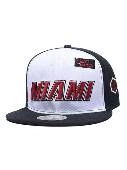 DALLAS Letter D Embroidered Unisex Hip-Hop Snapback Cap