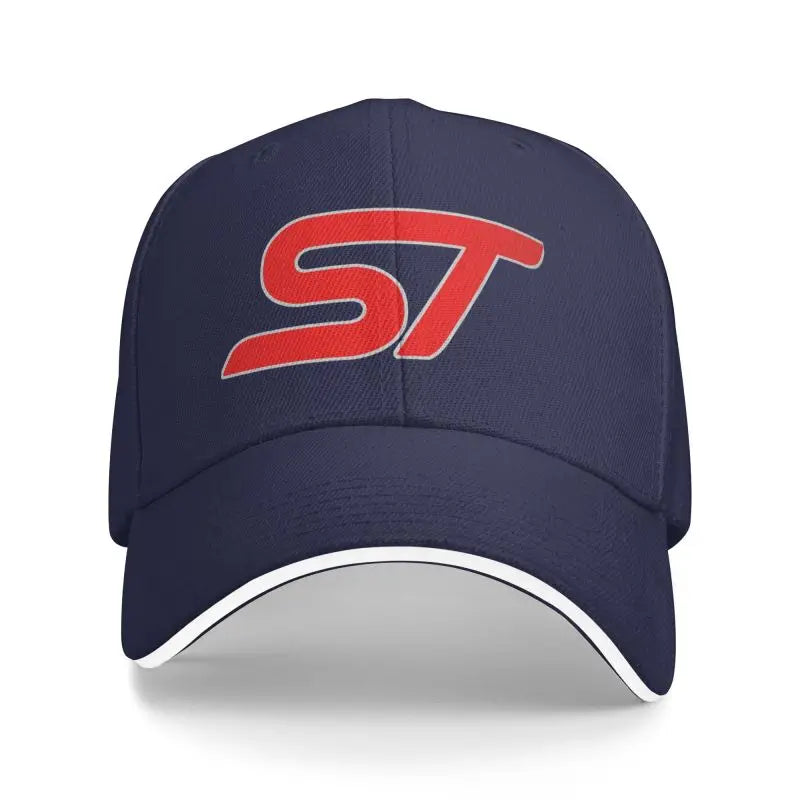 ST Logo Print Baseball Cap Outdoor Travel Sports Adjustable Snapback Cap