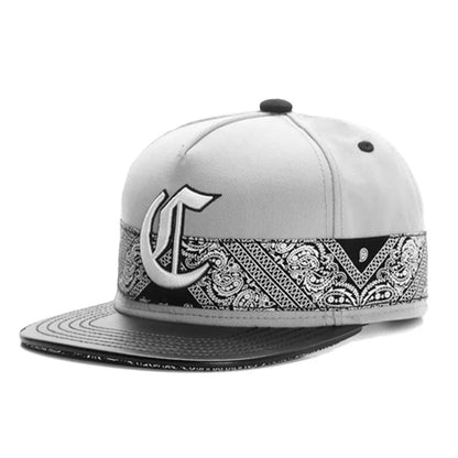 Knight Letter Embroidered Luxury Hip-Hop Snapback Cap