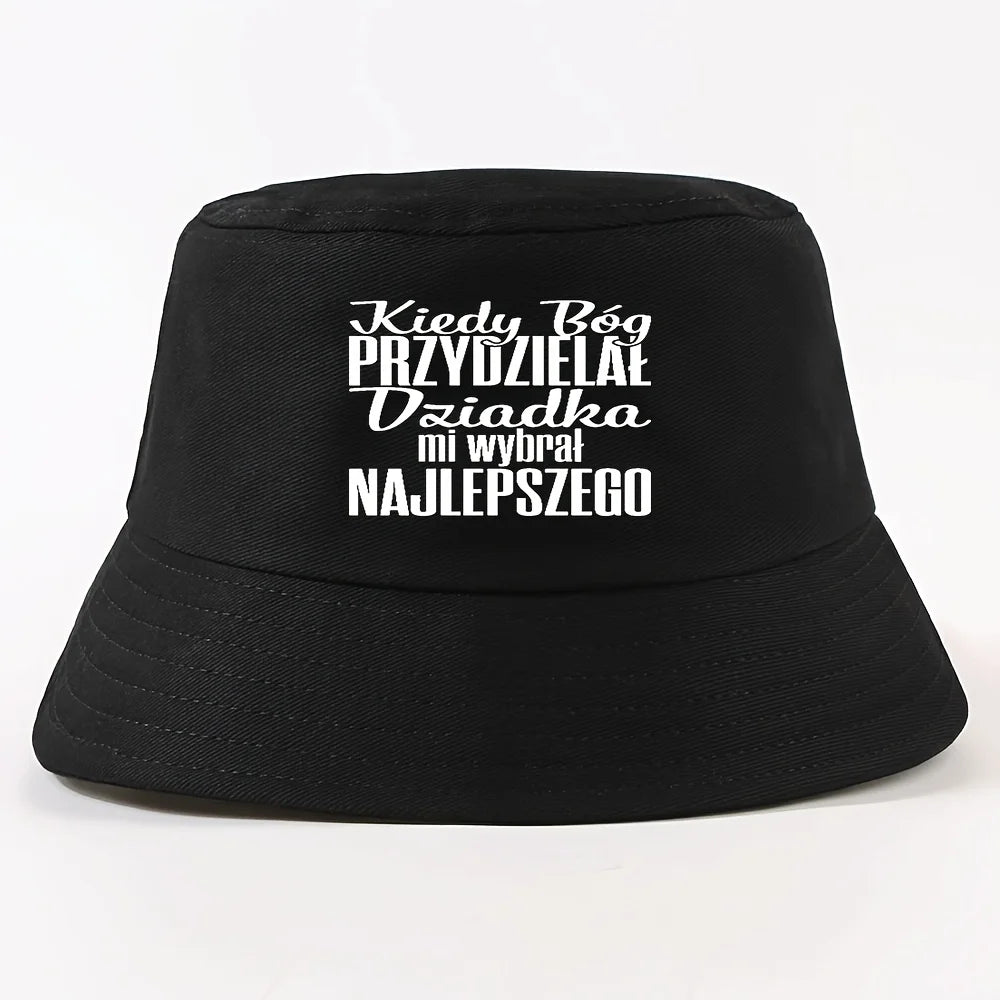 Grandpa Best Pattern Outdoor Bucket Hat