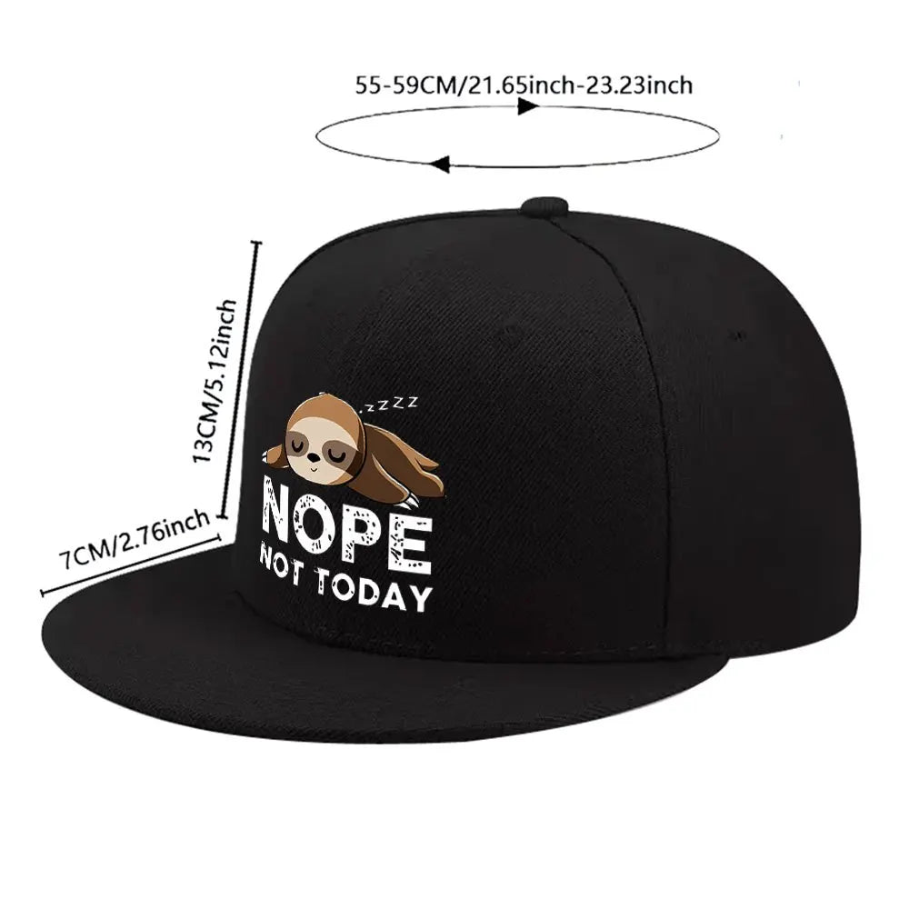 NOPE Sloth Cap For Men And Women