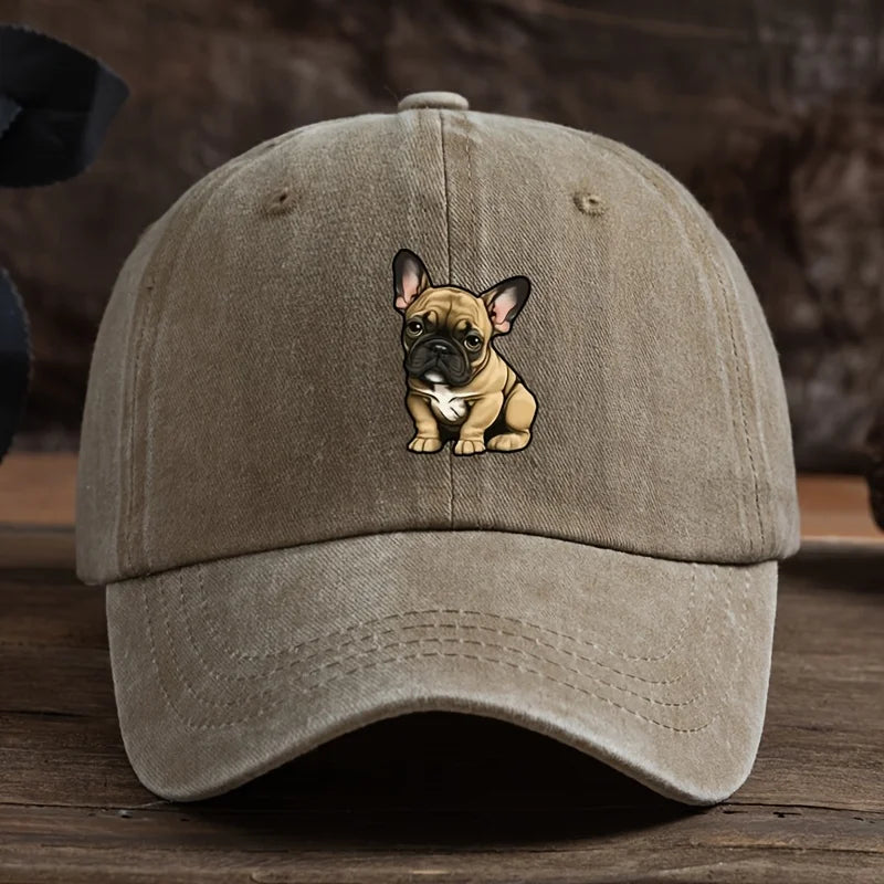 French Bulldog Casual Outdoor Baseball Cap