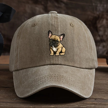 French Bulldog Casual Outdoor Baseball Cap