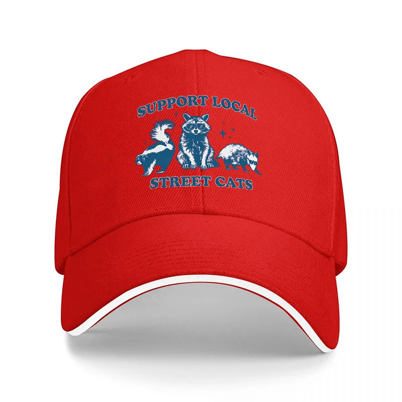 Support Local Street Cats Baseball Cap