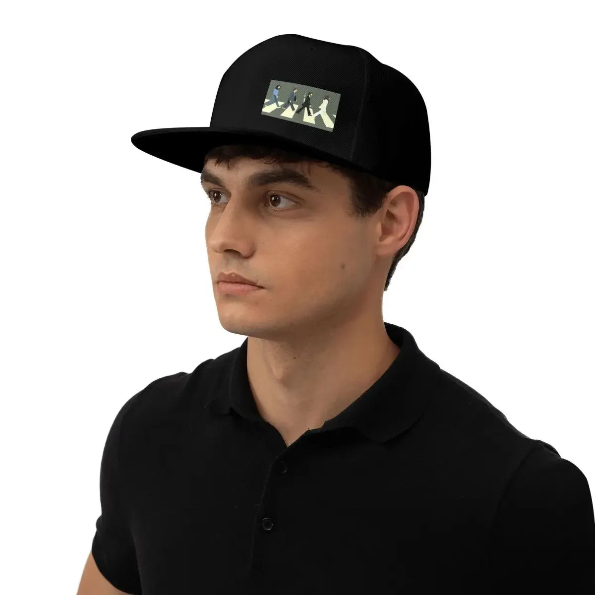 The Beatle Walking Road Merch Snapback Cap