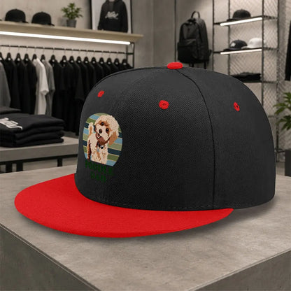 New Poodle Print Unisex All Match Cap