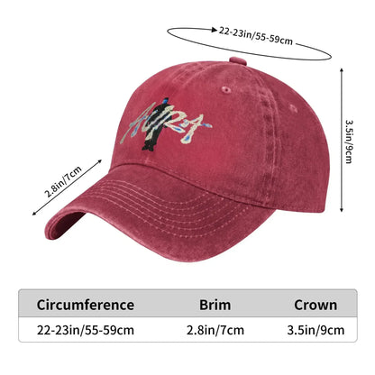Rapper Maka Aura Tour 2025 Washed Baseball Cap Hat
