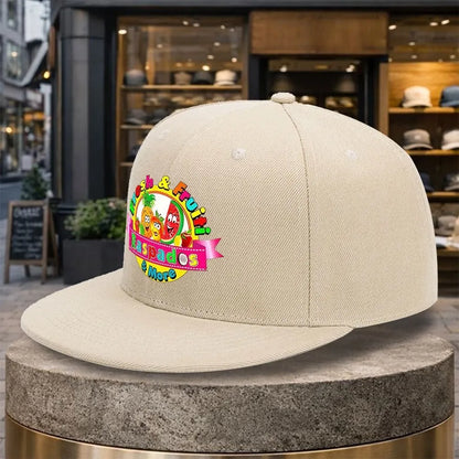 Fresh Raspados Fruit Graphic Hip Hop Snapback Cap