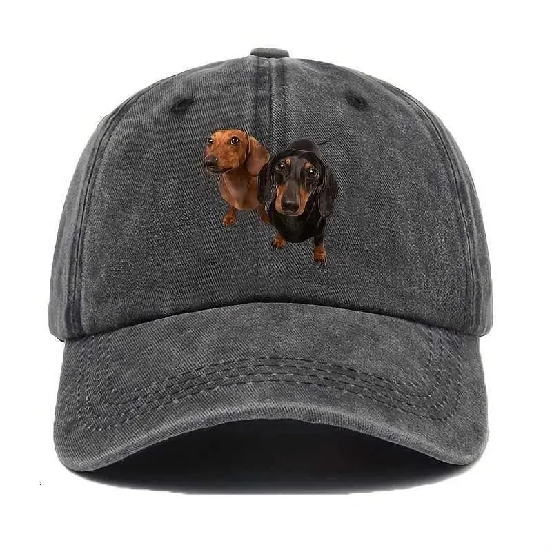Dachshund Dog Vintage Baseball Cap