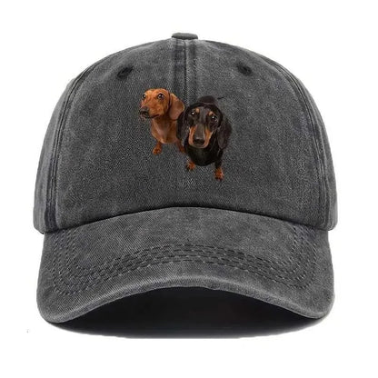 Dachshund Dog Vintage Baseball Cap
