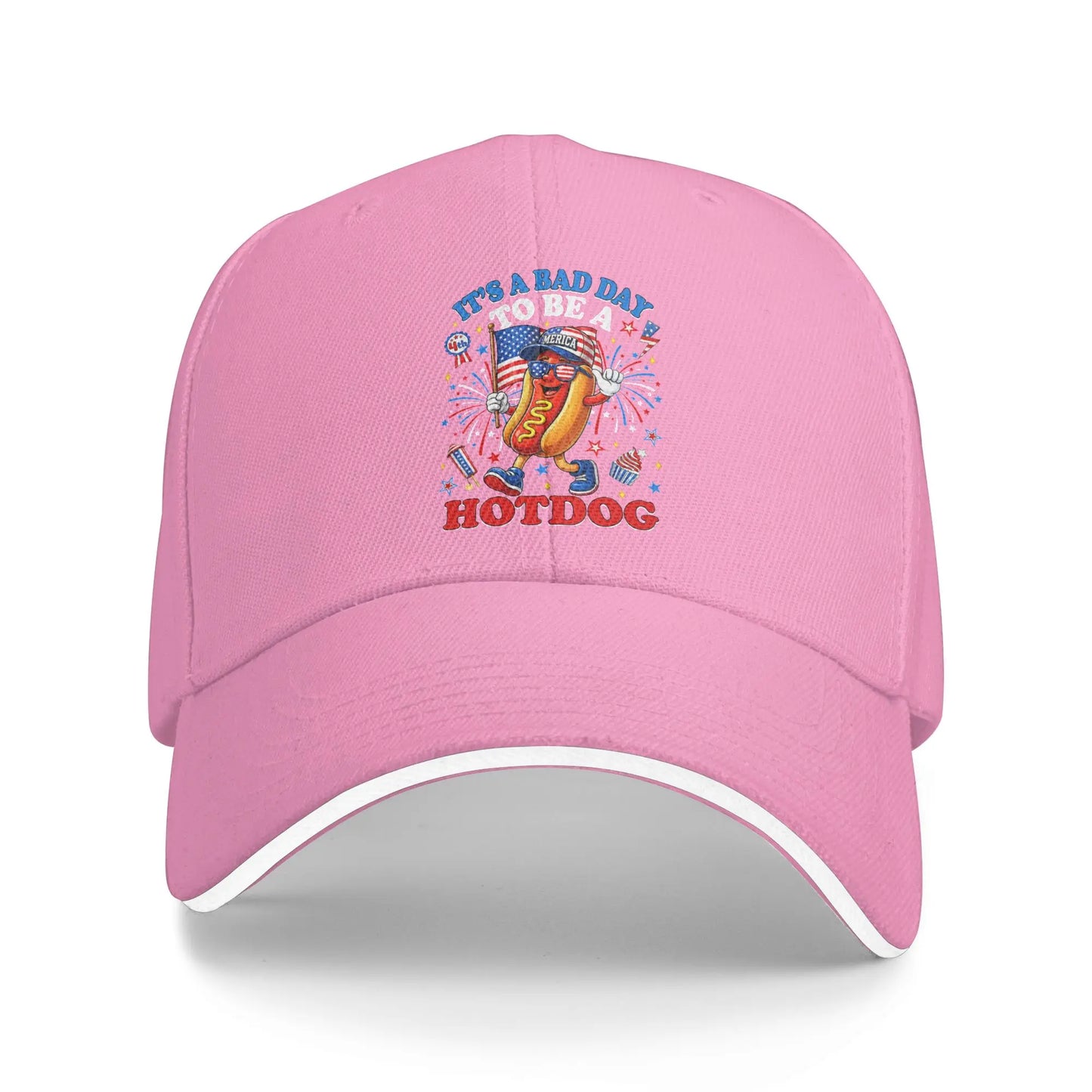 Bad Day To Be A Hot Dog Baseball Cap