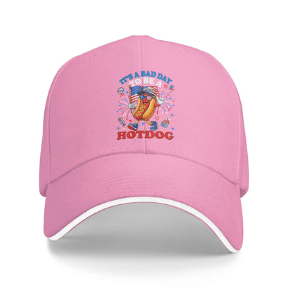 Bad Day To Be A Hot Dog Baseball Cap