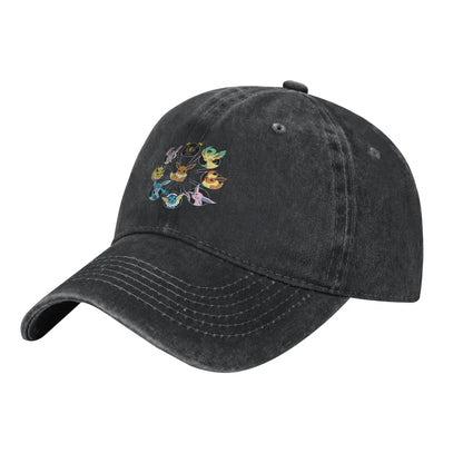 Pokemon Eevee Evolution Circle Casual Baseball Cap
