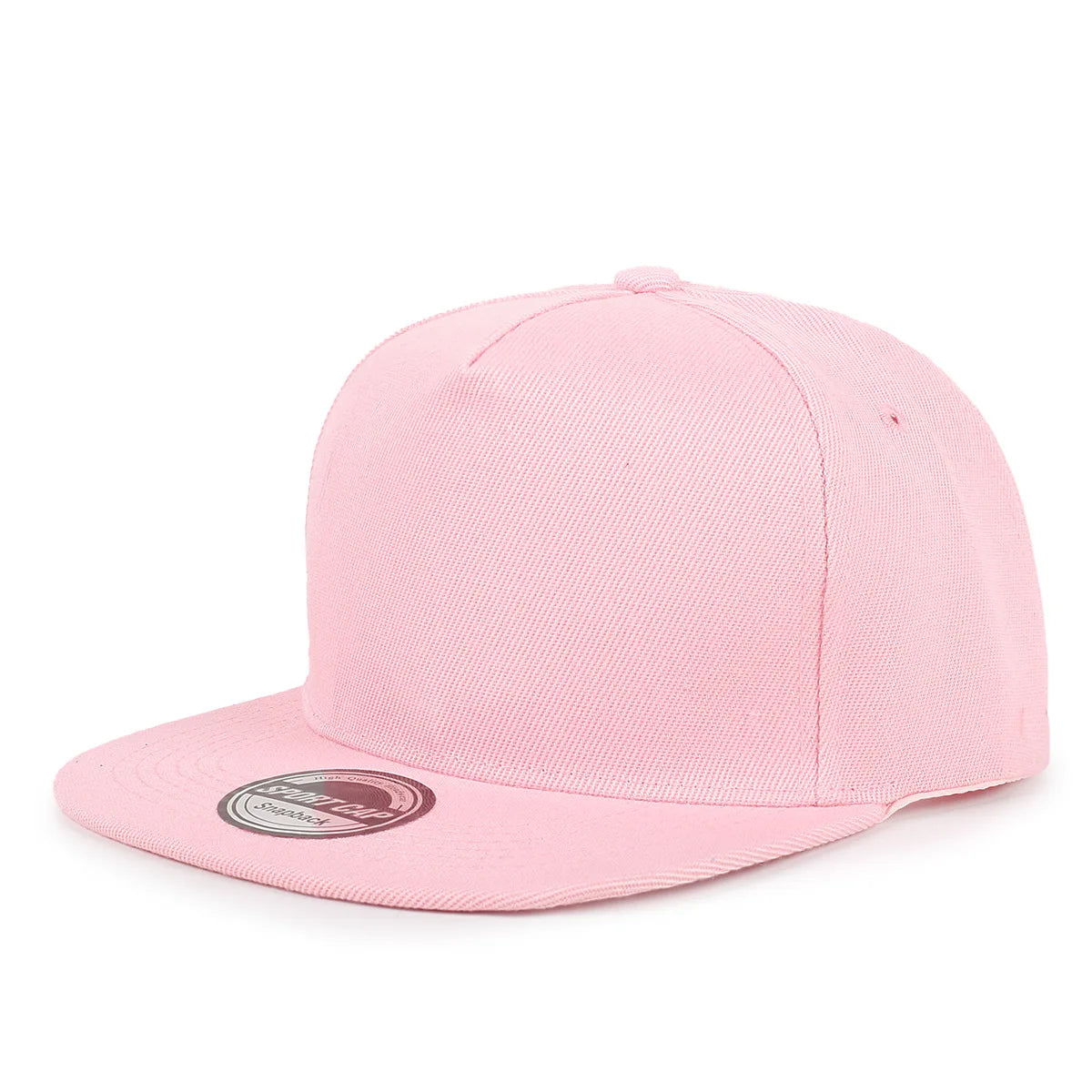 Custom Logo Five Panel Flat Brim Snapback Cap