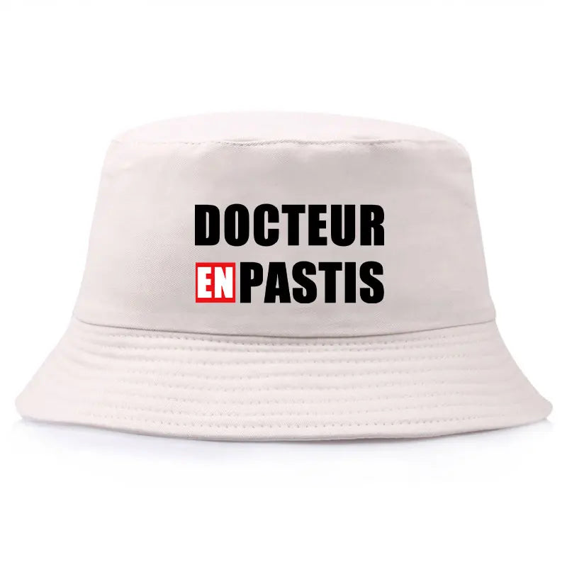 Docteur En Pastis Reversible Funny Bob Bucket Hat