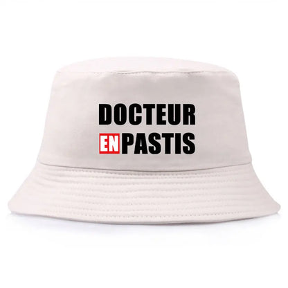 Docteur En Pastis Reversible Funny Bob Bucket Hat