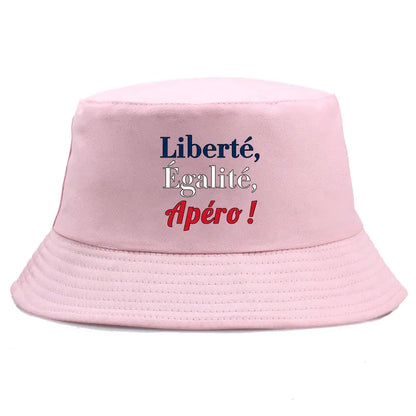 Liberté Égalité Apéro Reversible Bucket Hat Unisex