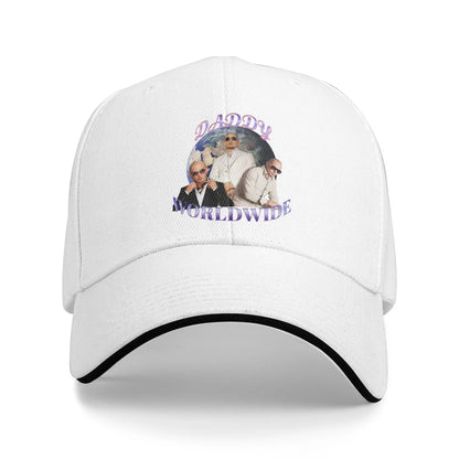 Daddy Worldwide Pitbull Triple Portrait Y2K Baseball Cap