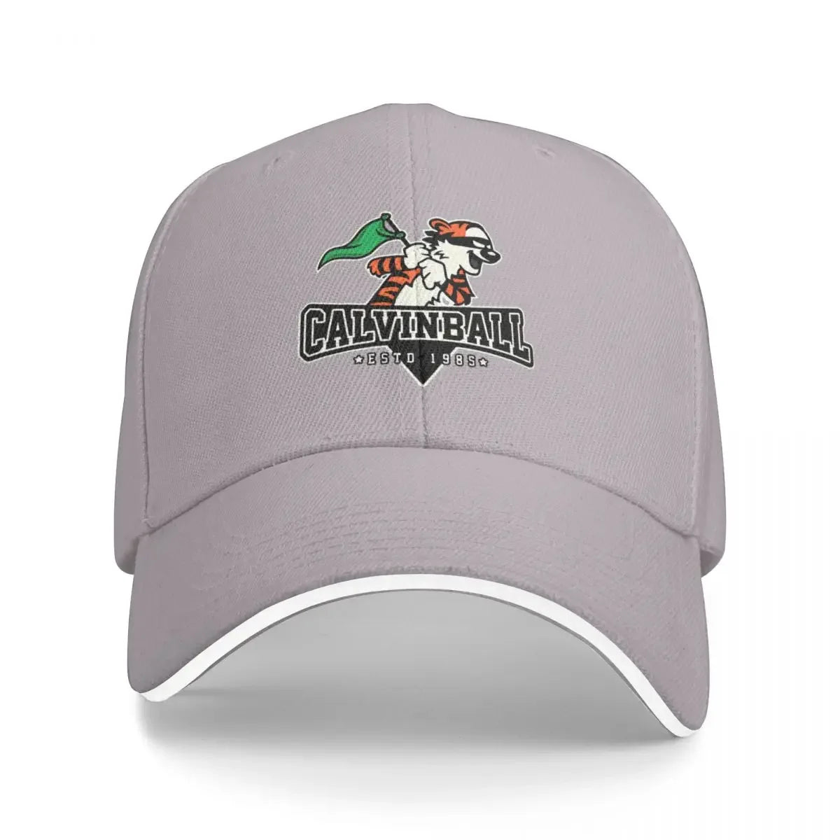 Calvin And Hobbes Flag Graphic Baseball Cap