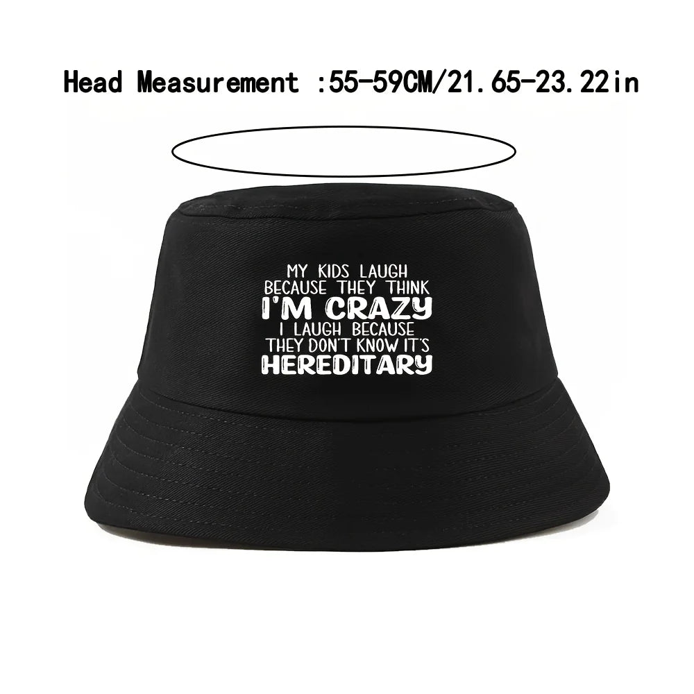 Crazy Hereditary Reversible Summer Bucket Hat