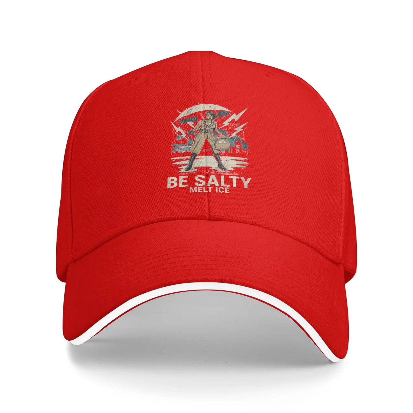 Be Salty Melt Ice Meme Baseball Cap