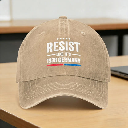 Resist 1938 Germany Vintage Baseball Cap