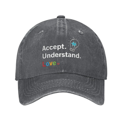 Autism Awareness Respect Love Support Baseball Cap