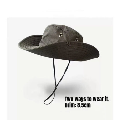 Waterproof Wide Brim UV Protection Fishing Bucket Hat