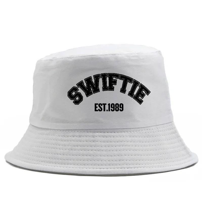 1989 Print Cotton Concert Bucket Hat Unisex