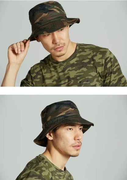 Cordless Outdoor Mountaineering Sun Protection Bucket Hat