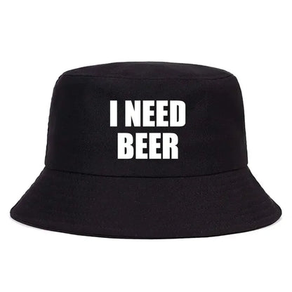I Need Beer Fashion Reversible Bob Bucket Hat