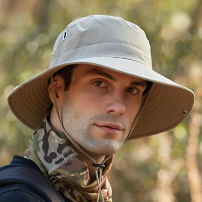 Breathable Wide Brim UV Protection Fishing Bucket Hat