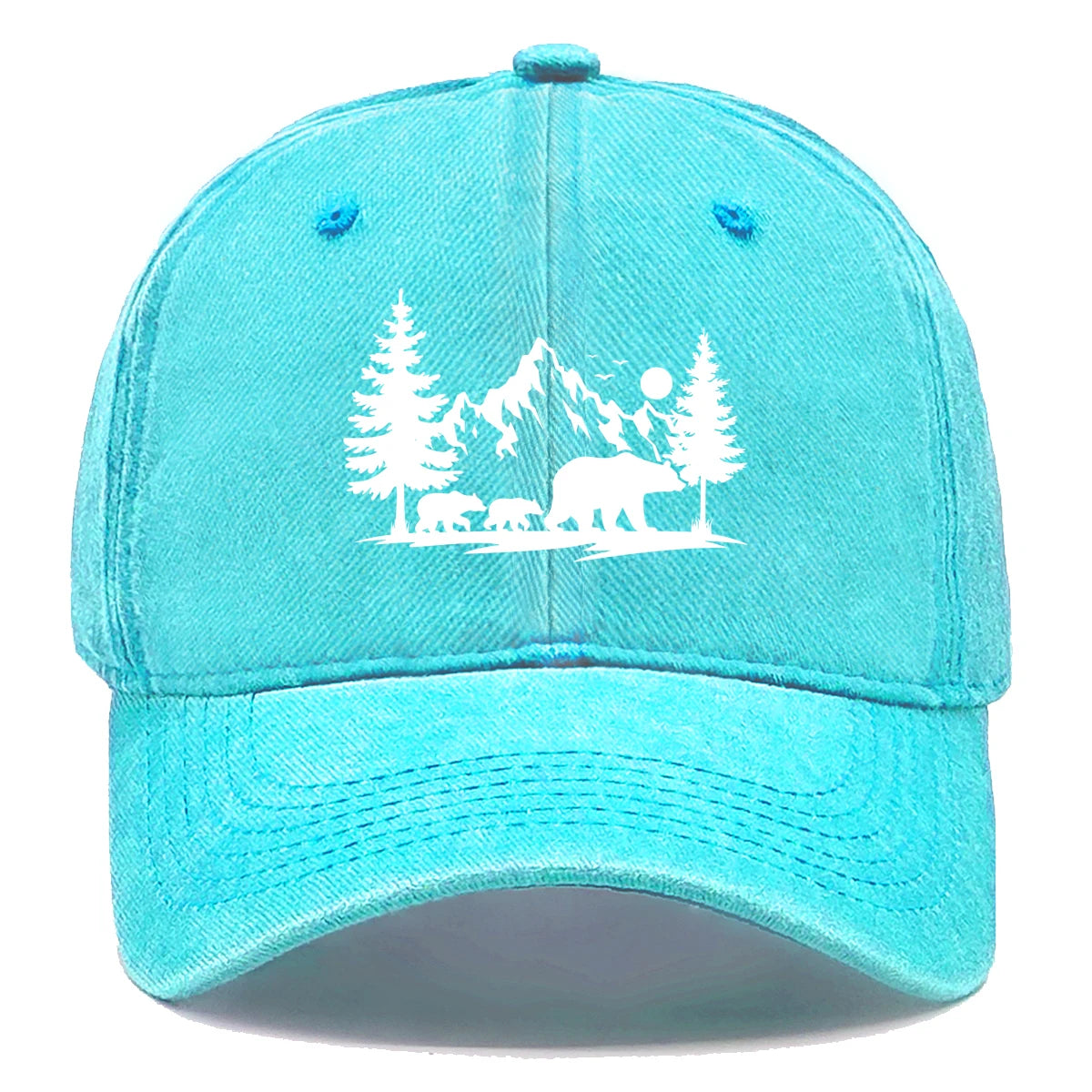 Forest Mountain Vintage Baseball Cap