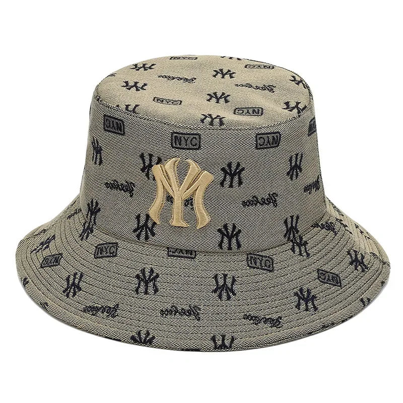 Unisex Letter Embroidery Fisherman Bucket Hats