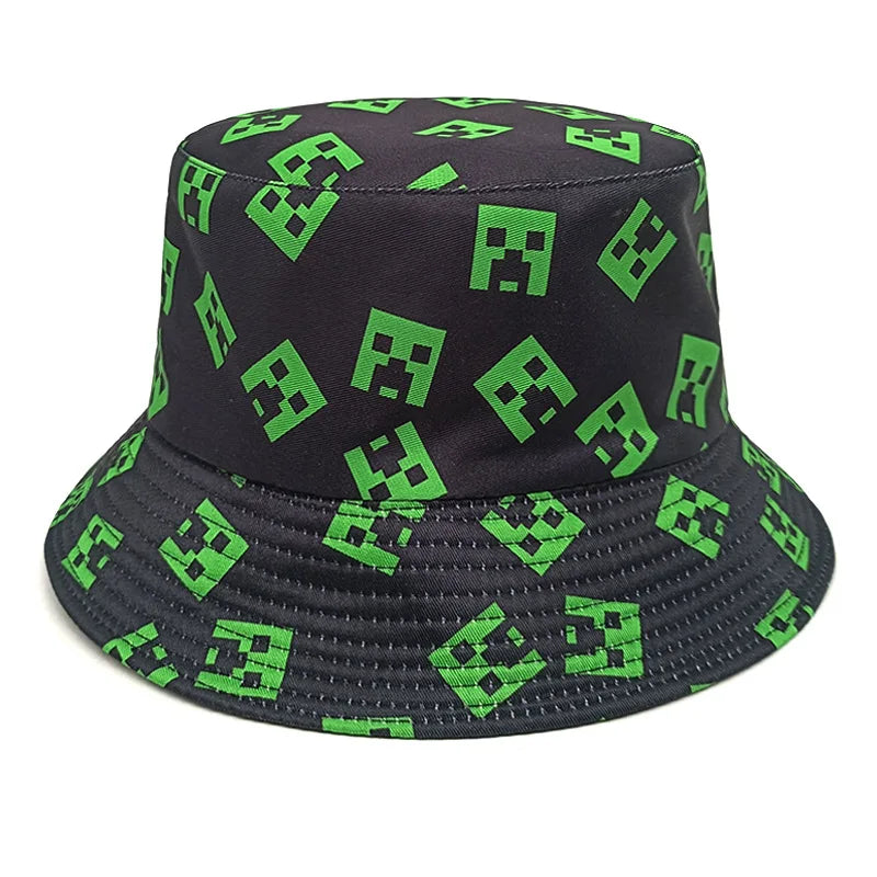 Game Pattern Bucket Hat For Women Men Summer