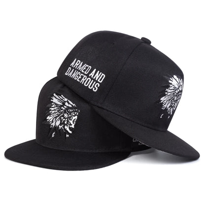 Unisex Embroidered Mesh Hip Hop Snapback Cap