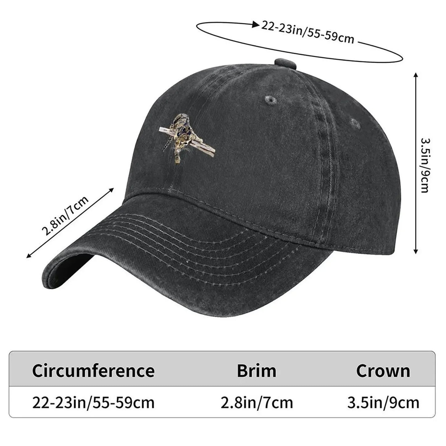 Faith Clouded Leopard Baseball Cap