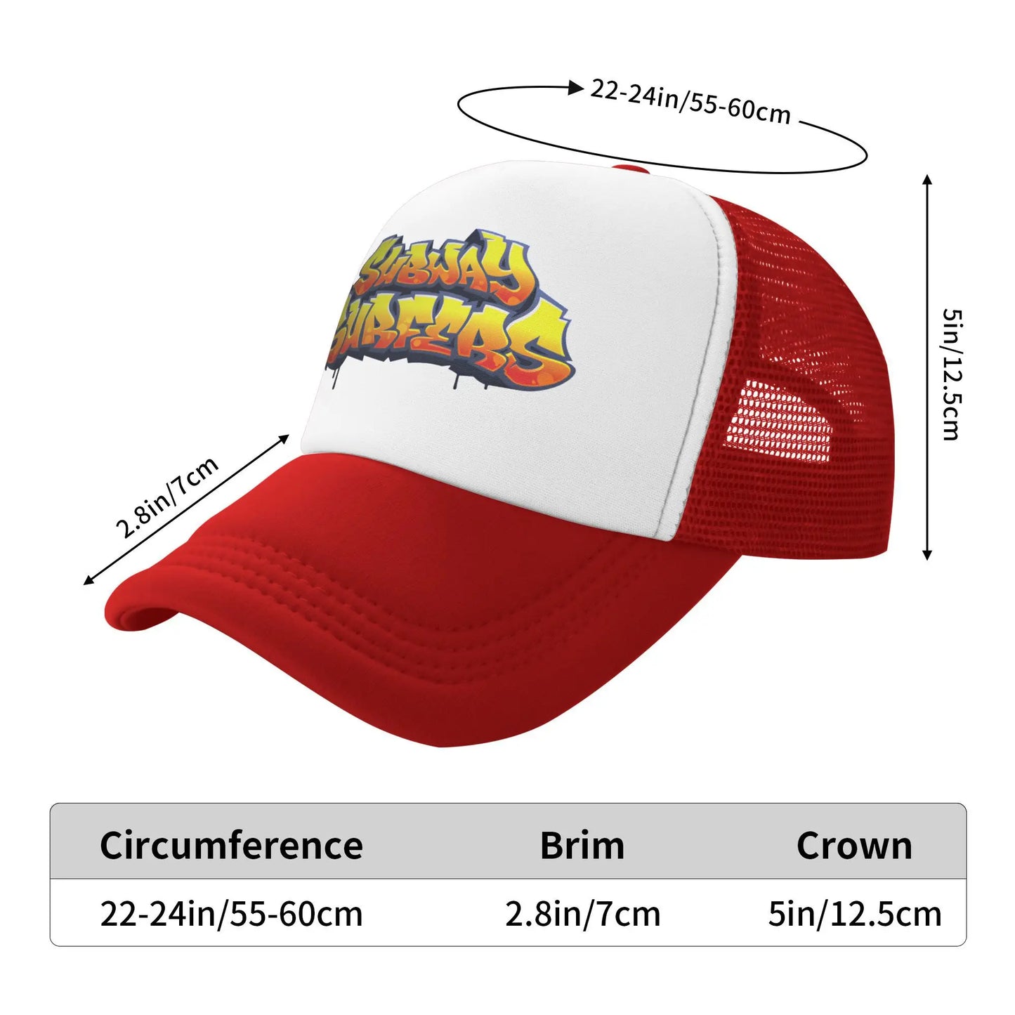 Subway Surfers Logo Trucker Cap Adult Sport
