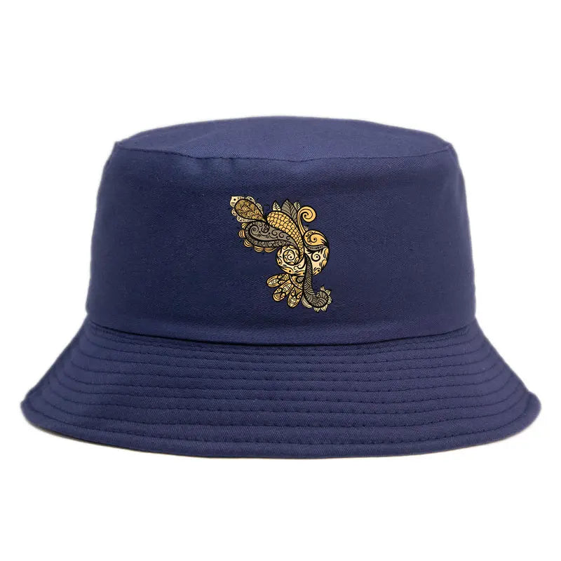 Paisley Print Reversible Bucket Hat