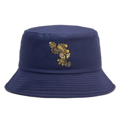 Paisley Print Reversible Bucket Hat